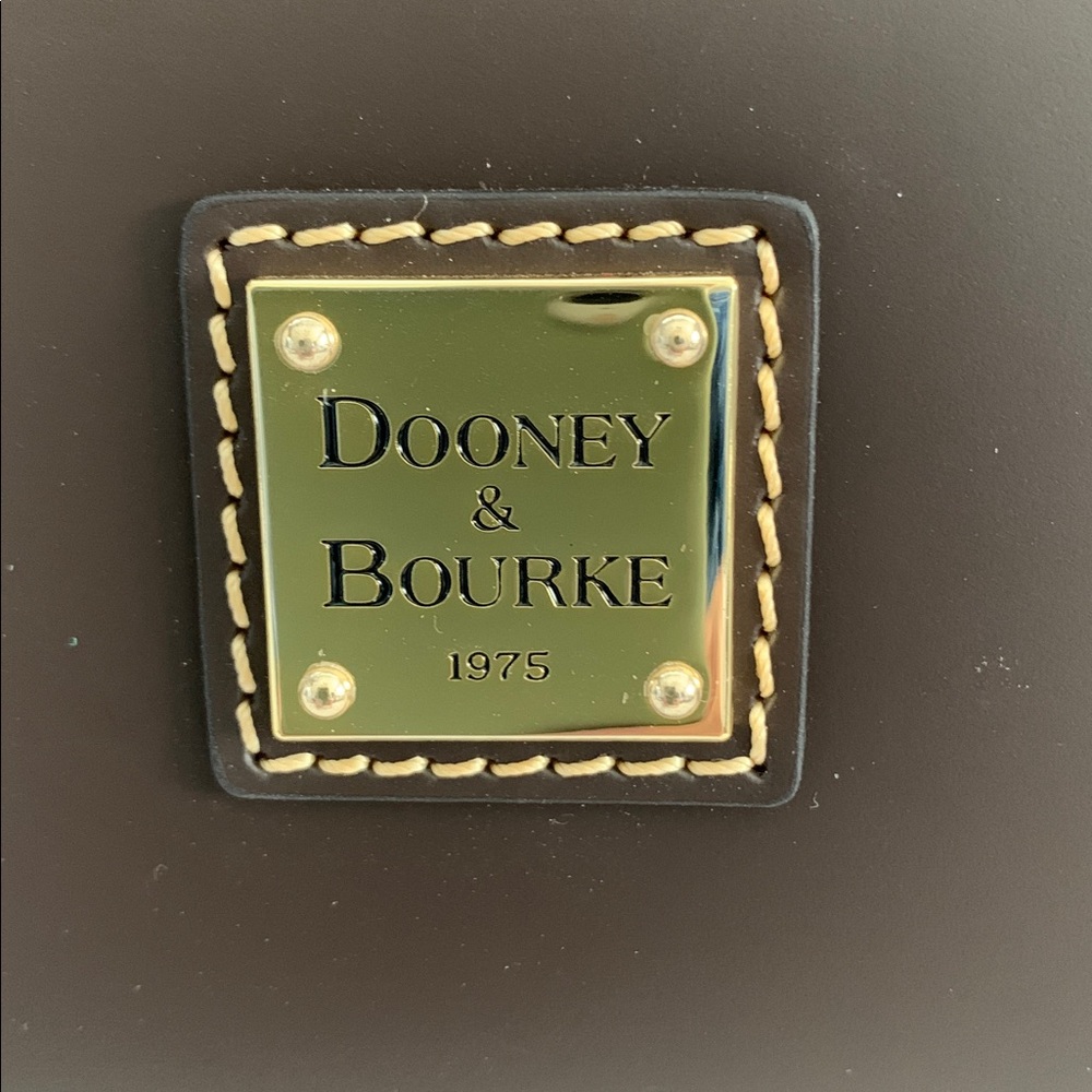 Dooney & Bourke Dark Brown Tote Bag - Picture 4 of 13